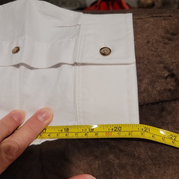 Cutter & Buck 4XB mens shirt button down white cotton new w tags outdoors - Picture 11 of 12